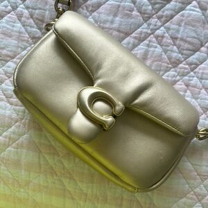 Gold Authentic Mini Pillow 18 Tabby Bag